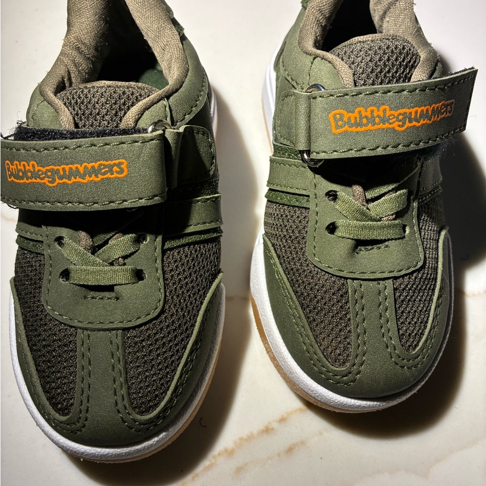Bubblegum Kids Olive Green Sneakers